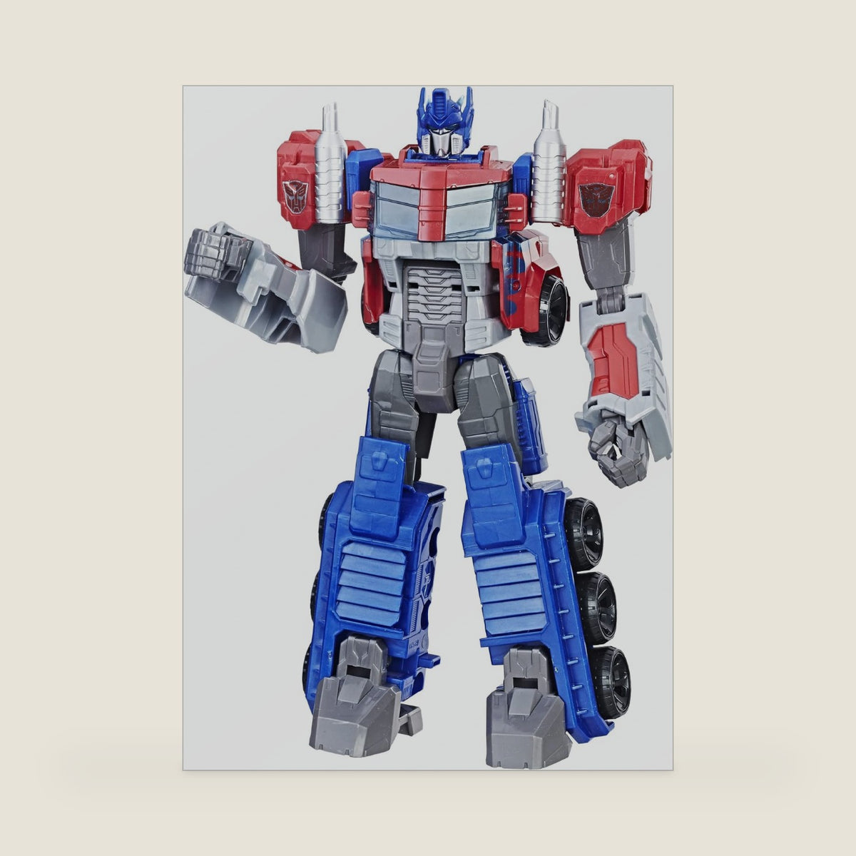 Transformers Toys Heroic Optimus Prime Action Figure - Timeless Large-Scale Figure, Changes into Toy Truck - Toys for Kids 6 and Up, 11-inch ( Exclusive)