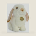 Aurora - Miyoni - 11" Lop Eared Rabbit with Tan Ears, White and Tan