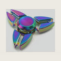 Metal Rainbow Fidget Spinner Toys,Hand Spinners Toy Can Spin 1-3 Min Stress Reducer High Speed Bearing for Adult Children,Office Desk Gadget,Outdoor