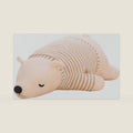 Stuffed Polar Bear Animal Plush Toy 20 Inch Large White Sleeping Bear Animal Stuff Soft Plushies Cute Dolls Collection Huggable Pillow Cushion Birthday Gift for Kids Child Boys Girls, 20Inches