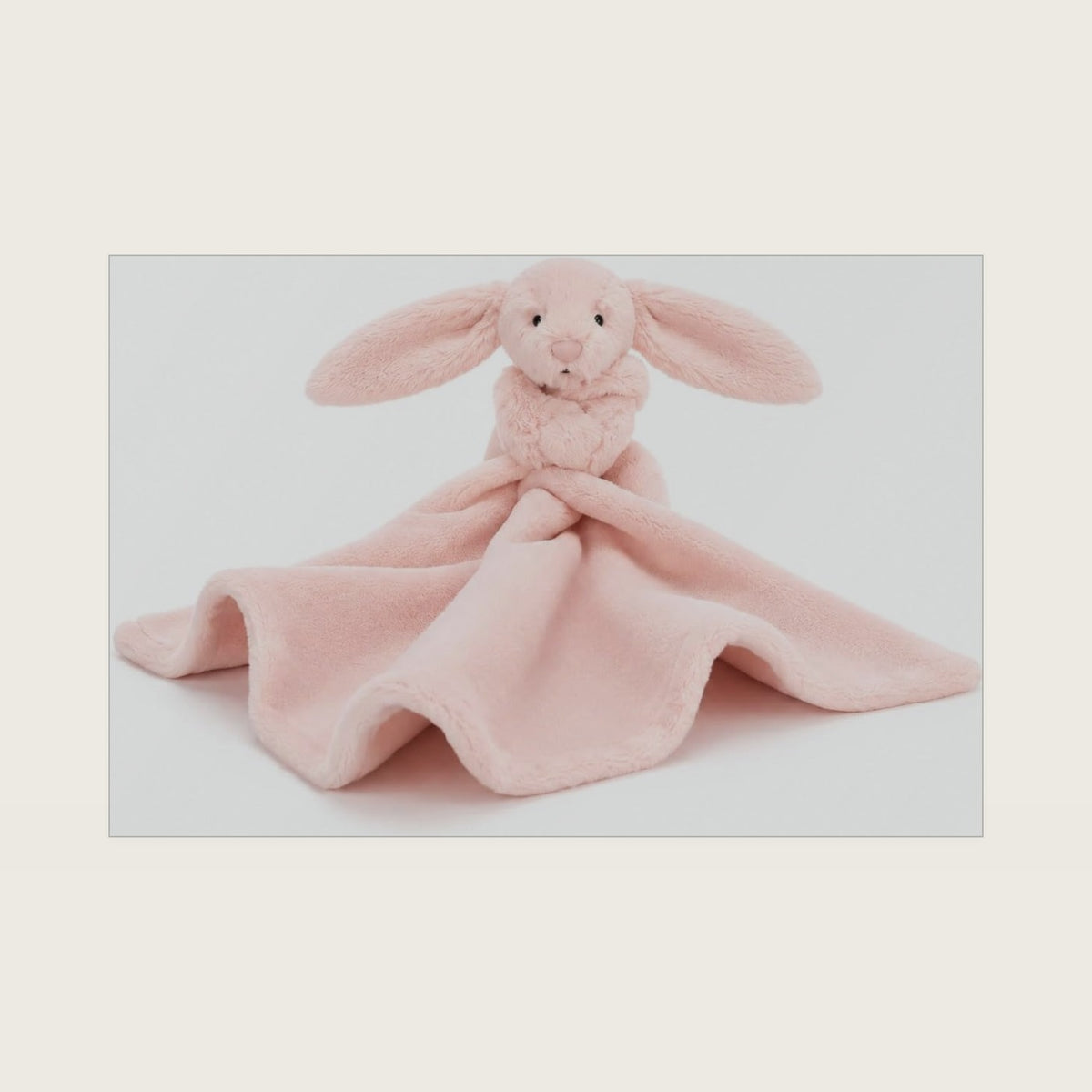Bashful Blush Bunny Soother, 13.5" | Security Blanket & Lovey for Babies | Baby Gift