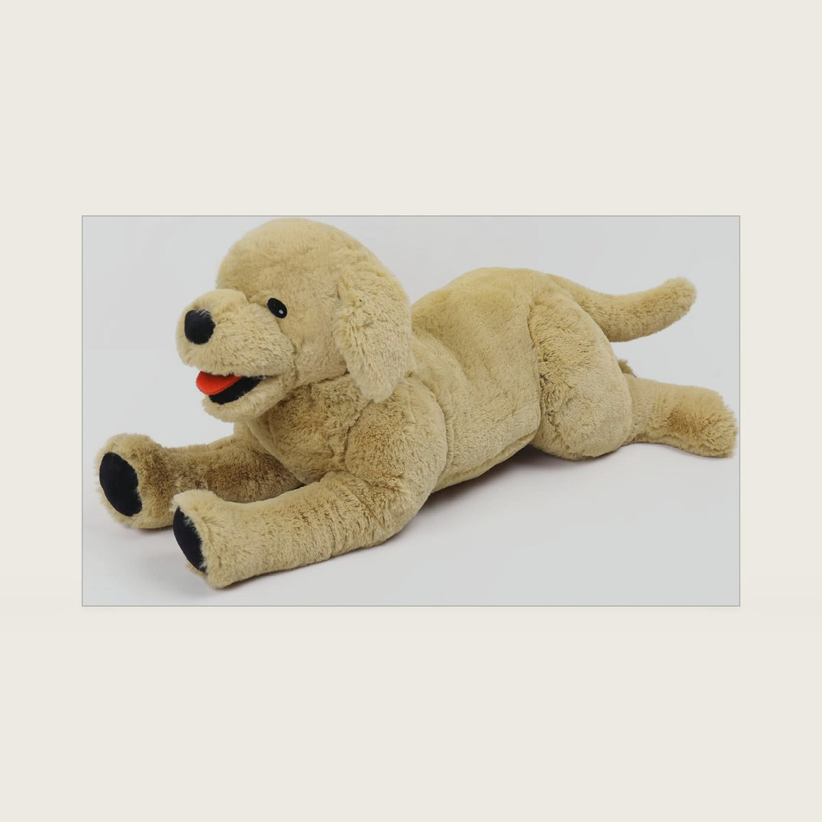 LotFancy Dog Stuffed Animals Plush, 21" Soft Cuddly Golden Retriever Plush Toys, Large Stuffed Dog, Puppy Dog Stuffed Animals, Easter Birthday Gift for Kids Girls Boys