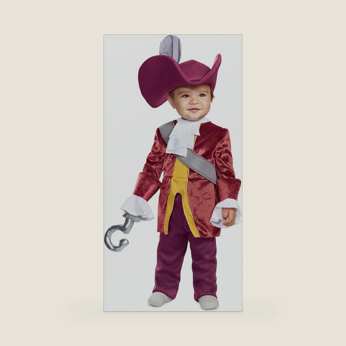 Disguise Baby Boy's Captain Hook Classic Infant Costume