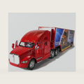 KiNSMART Kenworth T700 Container Truck, 1:68 Scale, Die Cast Metal Model, Red with Decals, Pullback Action