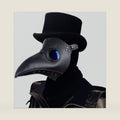 Raxwalker Halloween Plague Doctor Mask Steampunk Cosplay Costume Bird Beak Mask Long Beak Raven Masks Prop for Men and Boys