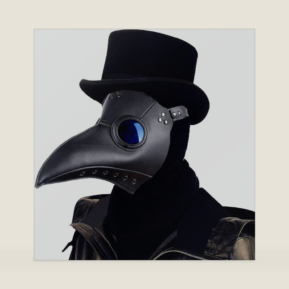 Raxwalker Halloween Plague Doctor Mask Steampunk Cosplay Costume Bird Beak Mask Long Beak Raven Masks Prop for Men and Boys