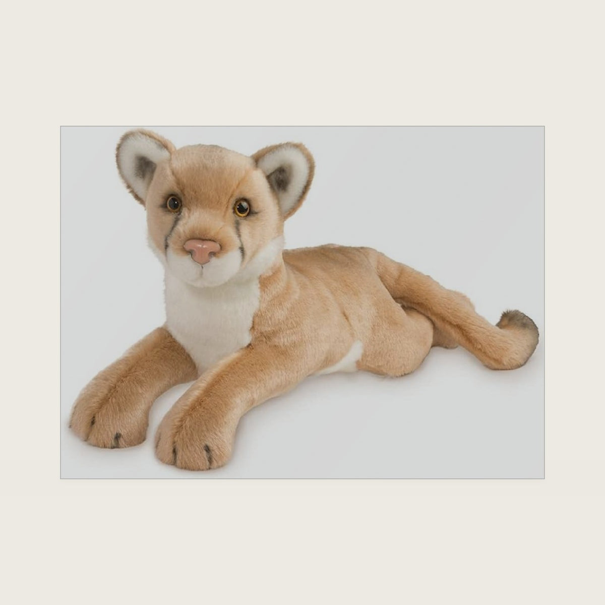 Kelso Moutain Lion Plush Stuffed Animal | 20-Inch Long