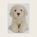 Living Nature Labradoodle Stuffed Animal | Fluffy Dog Animal | Soft Toy for Kids | 10 Inches
