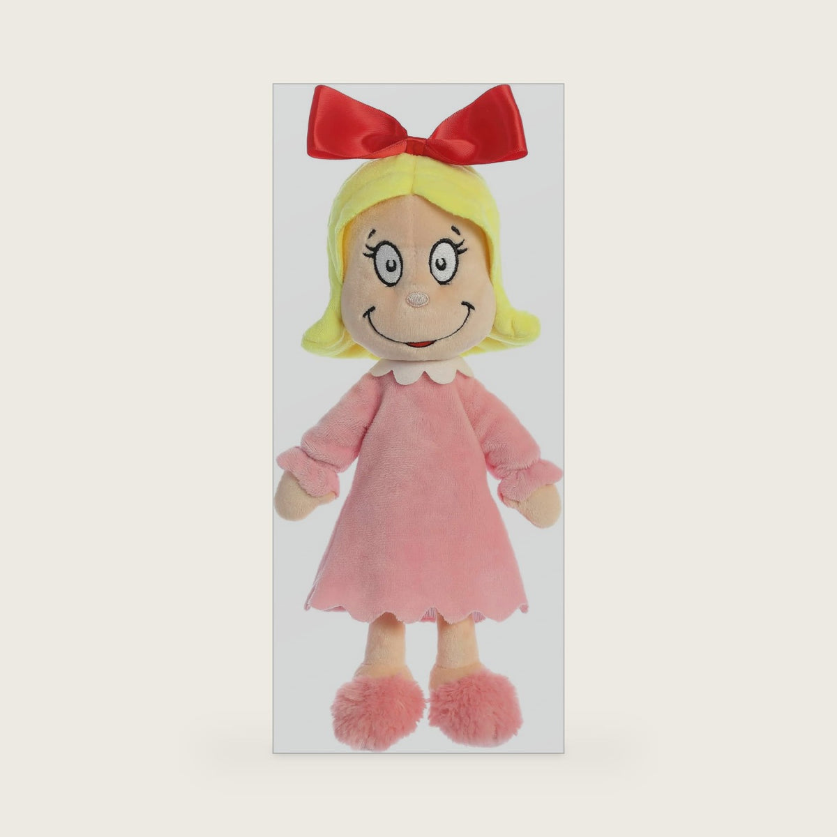 Aurora® Whimsical Dr. Seuss™ Cindy Lou Who Stuffed Animal - Officially Licensed Plush for Imaginative Play - Perfect for Kids and Adults - Multicolor 12 Inches