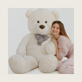 MaoGoLan Life Size Giant Jumbo Teddy Bear 55 inch Big Stuffed Animals Chucky Plush Large Bear Gift for Girls Teens Boys Children Girlfriend Boyfriend Wife GF