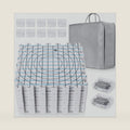 Extra Thick Blocking Mats for Wet and Steam Blocking - Includes Pack of 9, 100 T Pins, 10 Pin Blocker and Storage Bag
