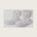 Warmies®Fully Heatable Wellness Boots Scented with French Lavender - Pink Marshmallow