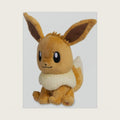 Center: Sitting Cuties: Eevee Plush # 133 - Generation 1 - 6 In