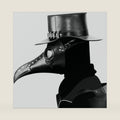 duduta Halloween PU Leather Plague Doctor Mask
