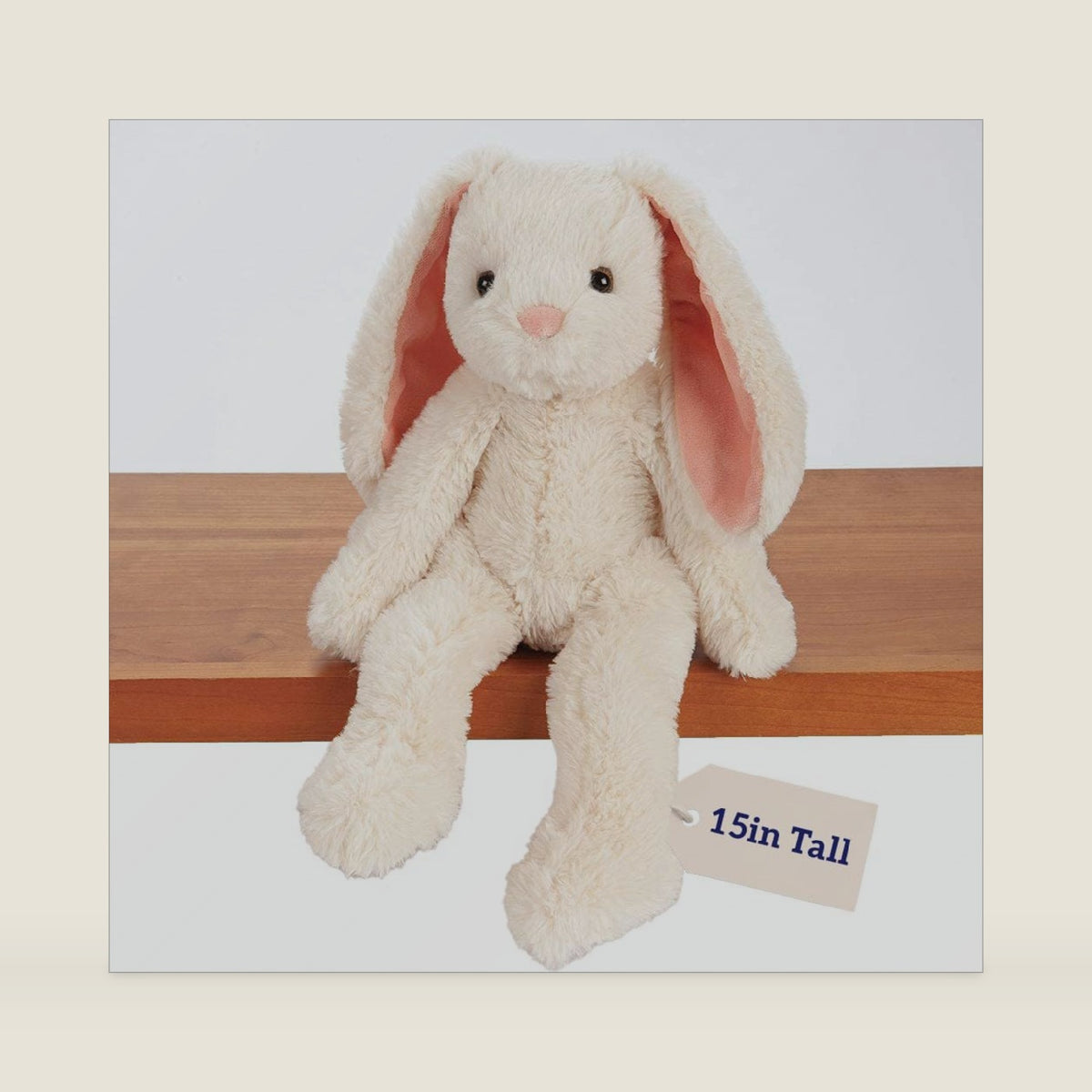 Vermont Teddy Bear Bunny Stuffed Animal 15" | USA Bear Hospital Care