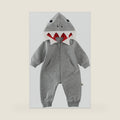 Infant Shark Costume Baby Outfit Hood Romper Halloween Funny Cosplay 3M-24M