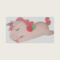 AIXINI Plush Unicorn Stuffed Animal Pillows Toy, 11.8 Inch Cute Soft Pink Unicorn Plushie Dolls with Rainbow Wings