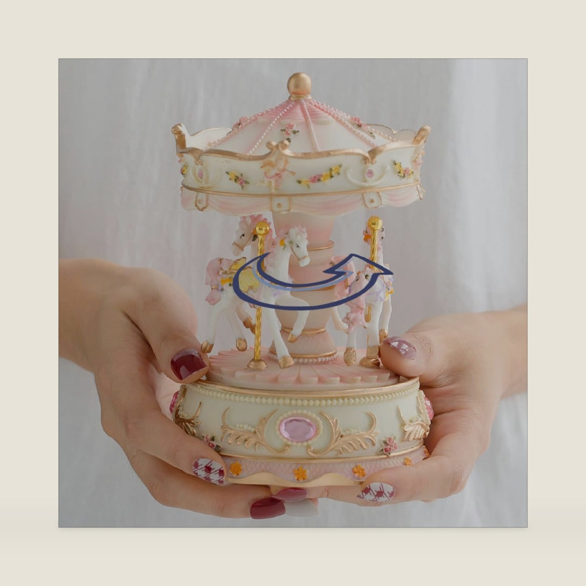 Carousel Music Box Birthday Christmas Xmas Gifts for Girls Women Daughter