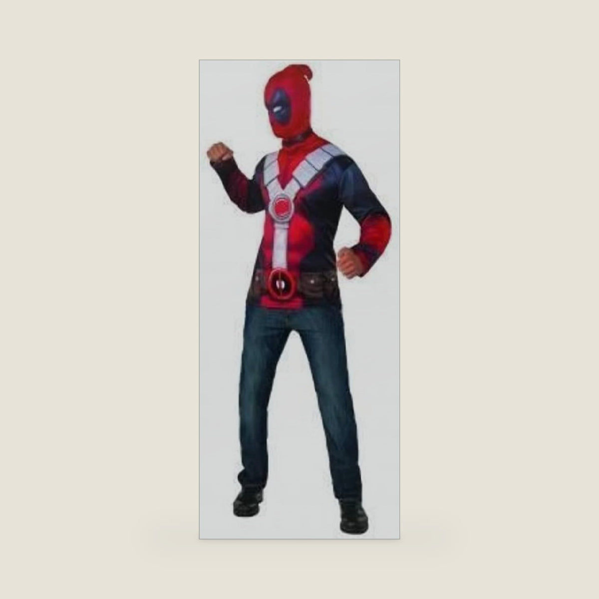 Deadpool Top Costume For Adults