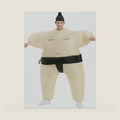 Sumo Wrestler Inflatable Suit for Adult Wrestling Blowup Fancy Dress Halloween Costume One Size Fits Most