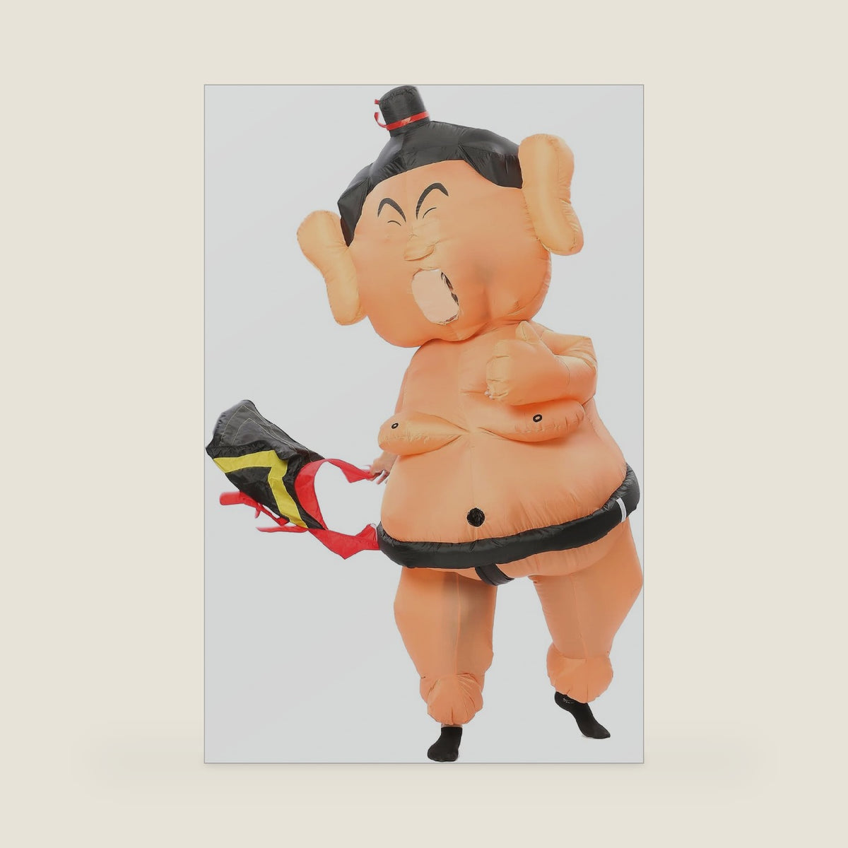 GOPRIME Sumo Wrestler Fat Suit, Full Body Inflatable Costume for Party, Adult Size