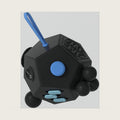 Fidget Dodecagon,12 Sided Fidget Toys Cube for Kids and Adults(A5 Black)