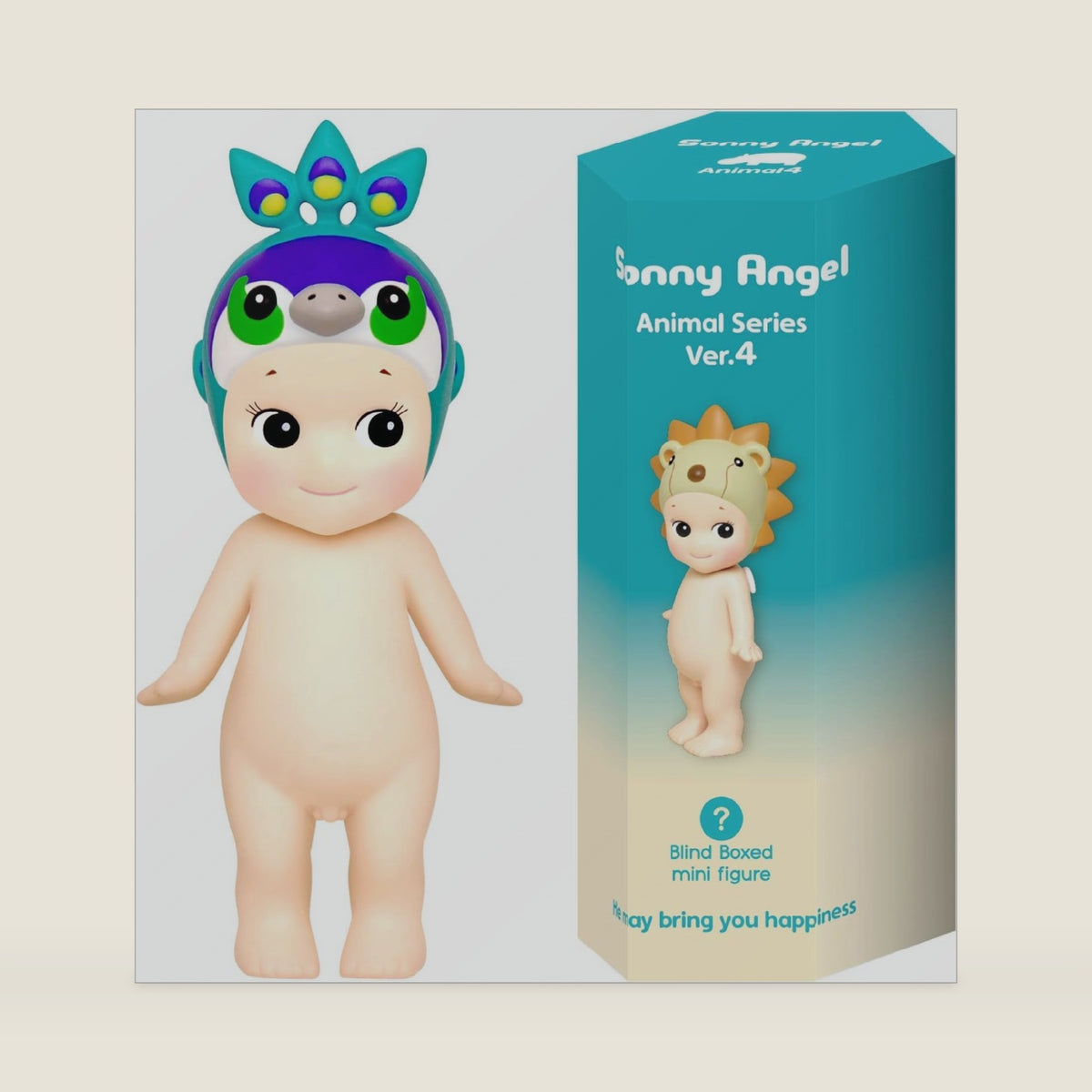 Animals Series 4 Figure New Version- 1 Blind Box Mini Figure