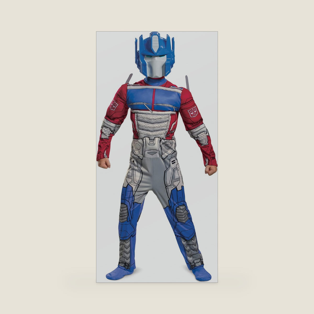 Disguise Kid's Transformers Optimus Prime Muscle Costume - Child Optimus Cosplay Outfit - Boys & Girls Transformers Costumes M