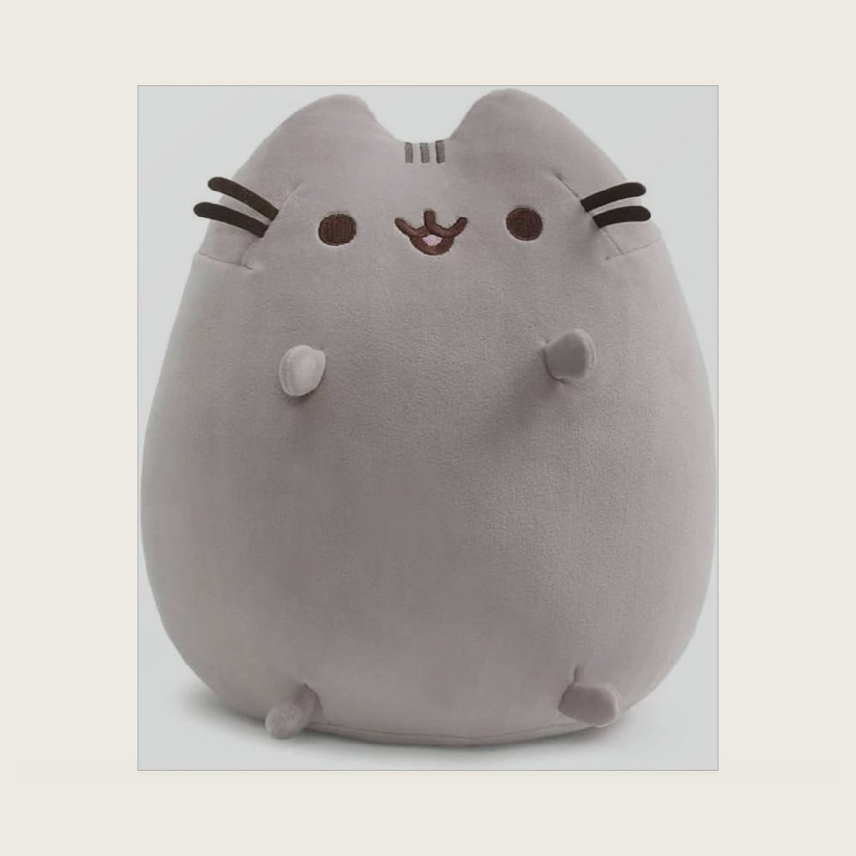 Pusheen Sitting Pose Squisheen 11-Inch Squishy Plush Toy; Ages 8+