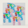 LED Bubble Gun Shooter, 6 Pieces Wind Up Blaster Outdoor Party Favor Prize
