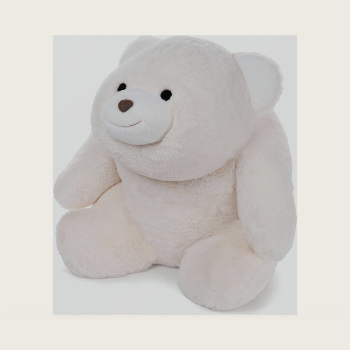 Snuffles Teddy Bear Stuffed Animal Plush Polar Bear Extra Large, White, 18"