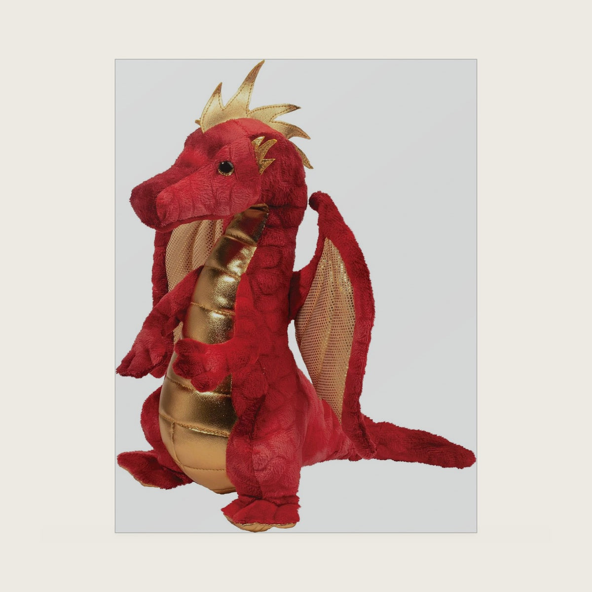 Eugene Red Dragon Plush Stuffed Animal