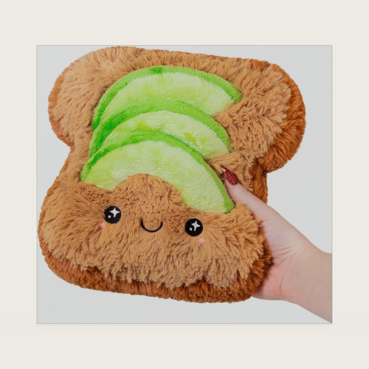 Squishable - Mini Avocado Toast - Comfort Food Collection - 9 in - Soft Toy Collectible Stuffed Animal