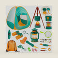 Meland Camping Play Set for Children 3-6, Pretend Adventure Toy Gift