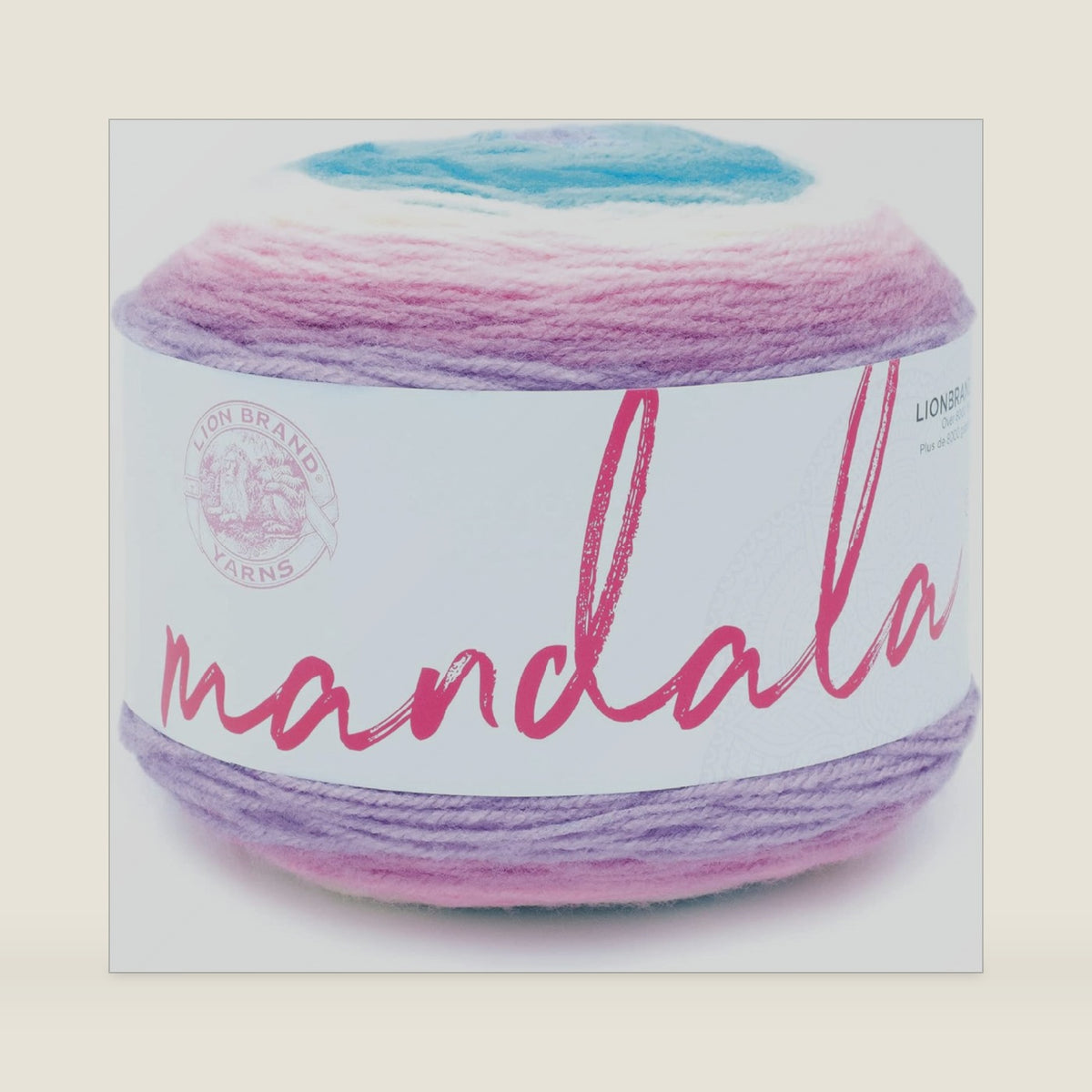 Lion Brand Yarn, Mandala DK Crochet Yarn, Liger, Multicolor, 1 Pack
