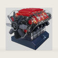 Playz Large V8 Engine Model Kit Build Your Own Mini V8 Engine kit that Runs