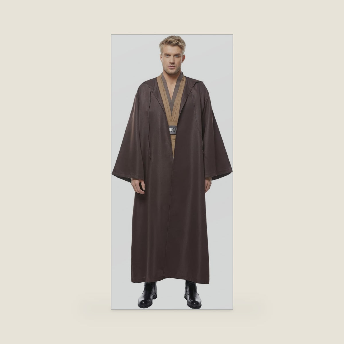 Laku Tunic Costume Men's Hooded Robe Full Set Halloween Cosplay Cloak Set