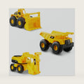 Cat Construction 7" Dump Truck, Loader & Excavator toys Combo Pack