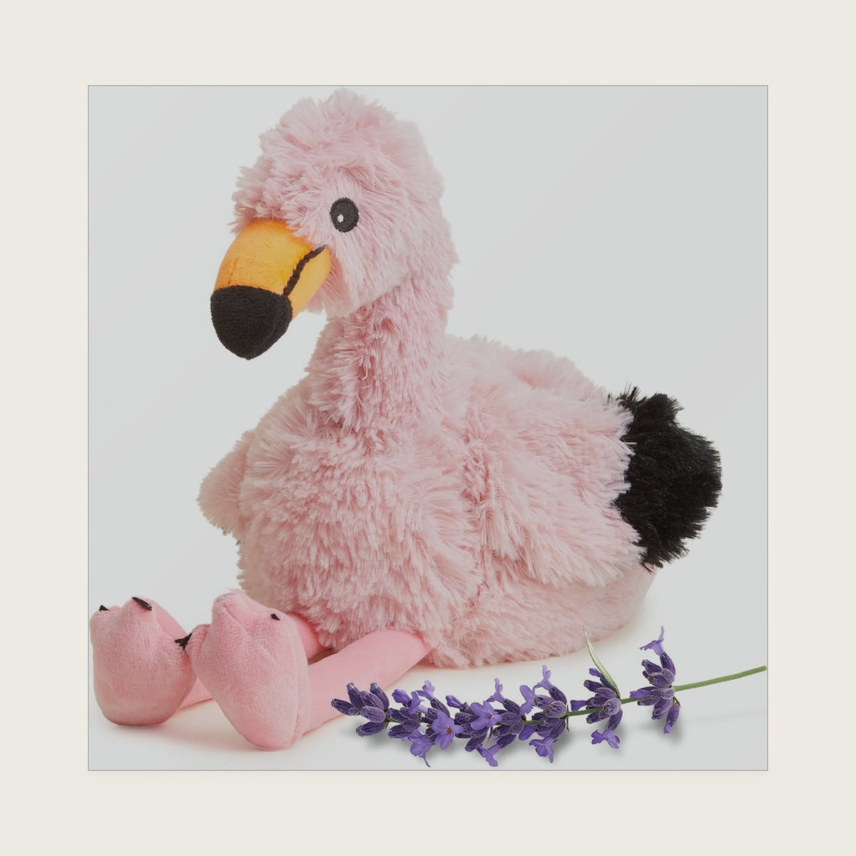 warmies Microwavable & Weighted Stuffed Animals, Flamingo, Heatable