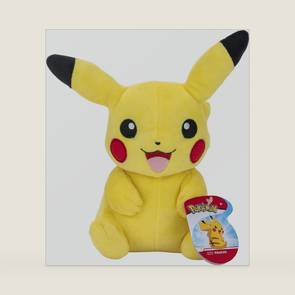 Pokémon Pikachu Plush - 8-Inch Soft Plush with Authentic Details
