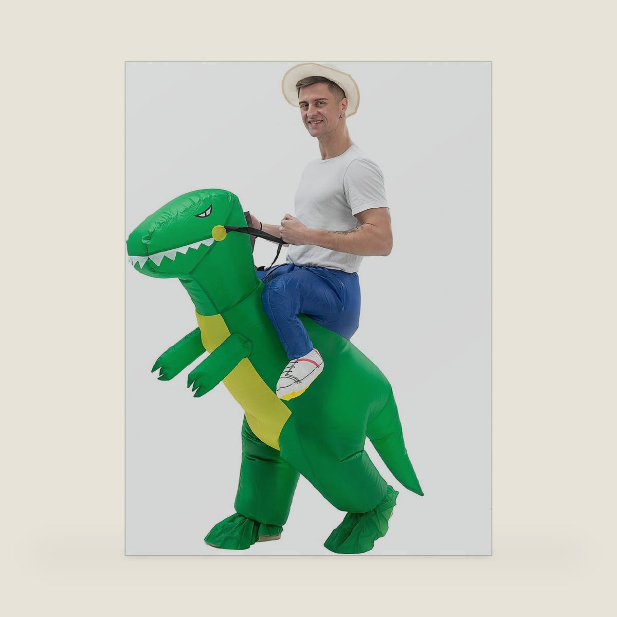 Inflatable Dinosaur Costume Adults, Funny Blow Up Suit Halloween
