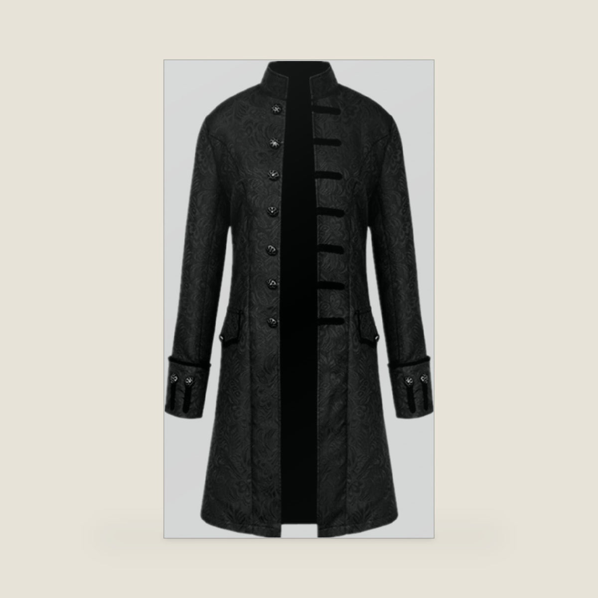 Crubelon Mens Victorian Steampunk Tailcoat Jacket Halloween Costume