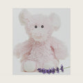 warmies Junior Microwavable Stuffed Elephant, Weighted Plush, Pink