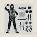 Spooktacular Creations Halloween Costume for Kids, Boys & Toddlers - Ninja Accessories Set for DressUp Party