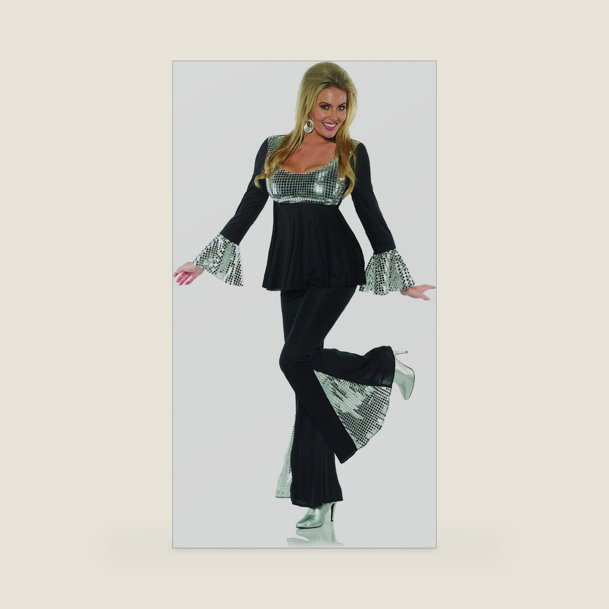 UNDERWRAPS womens Women's 2-piece - Disco 70's Costume