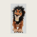 Scar Plush – The Lion King – Medium – 14''