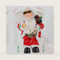 Animated Santa Claus Singing and Dancing Stuffed Toy with Shaking Belly