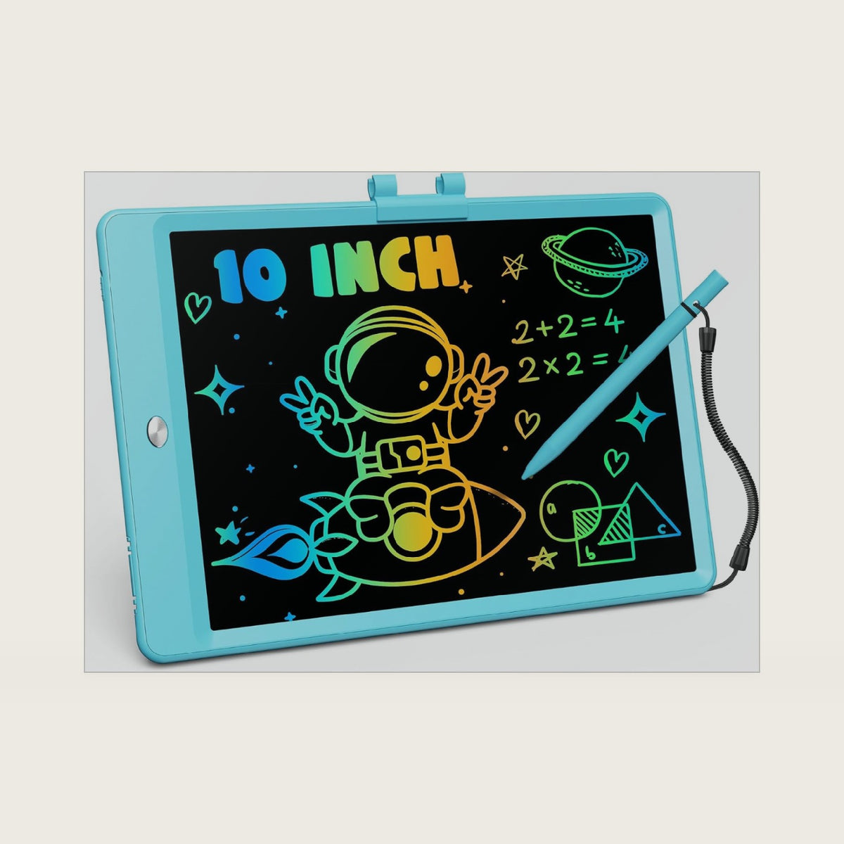 ORSEN LCD Writing Tablet 10 Inch, Colorful Doodle Board Drawing Pad for Kids, Toddler Toys for 3 4 5 6 7 8 Year Old Girls Boys Gifts (Blue)