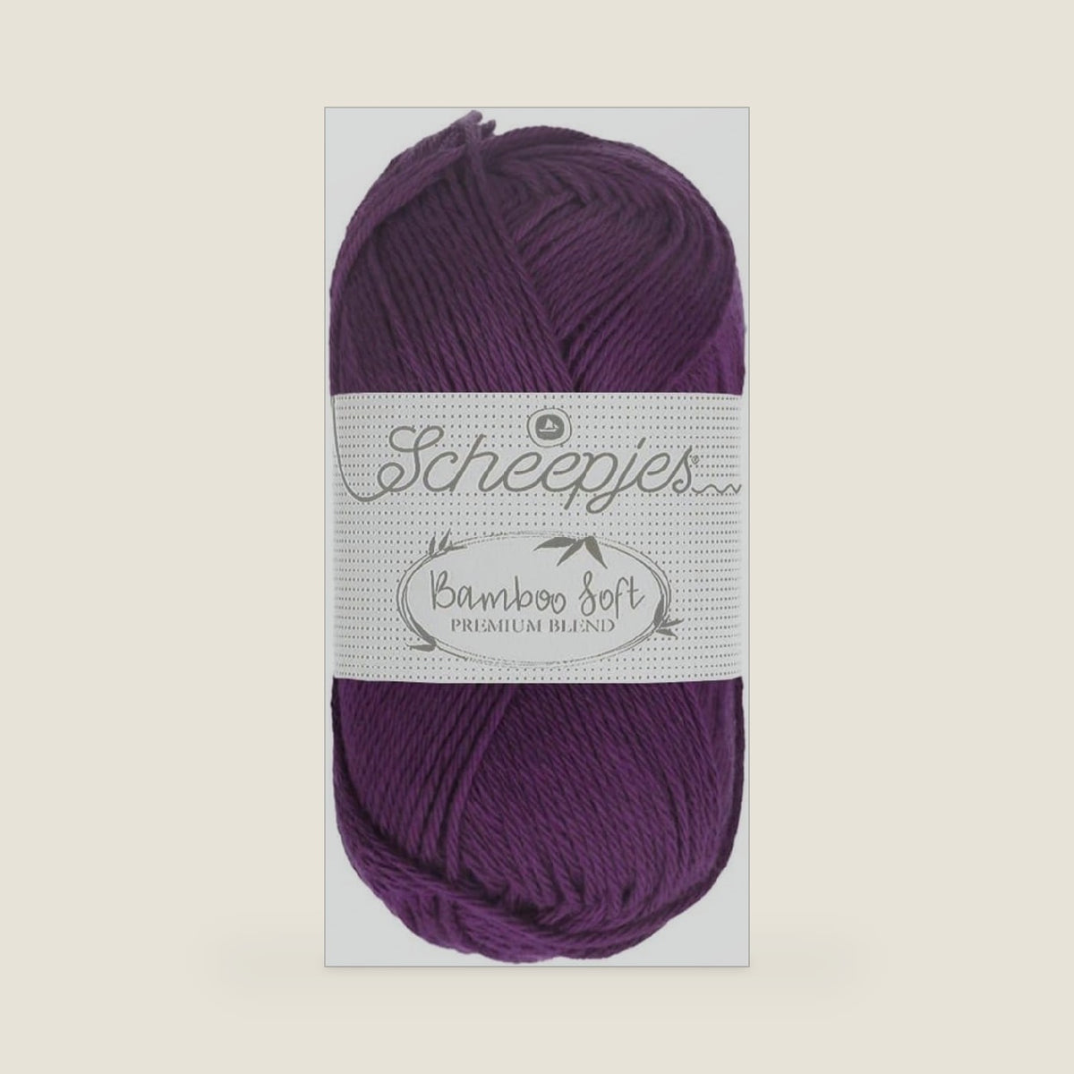 Scheepjes Bamboo Soft Yarn, 50 g (1.76 oz) Ball, Color 250 Decadent Plum