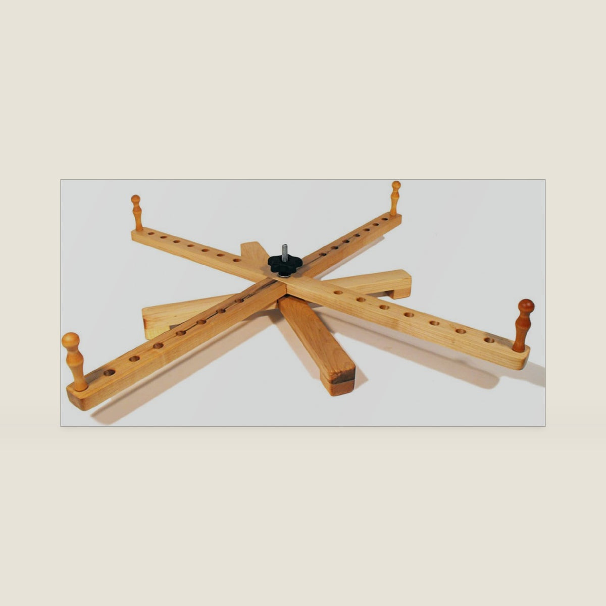 Yarn Swift - A Handmade Amish Style Collapsible Wooden Winder for Knitting Spinning and Tabletop Use - 30 Inch